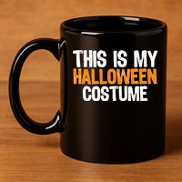 This Is My Halloween Costume 11oz C Handle Ceramic Mug