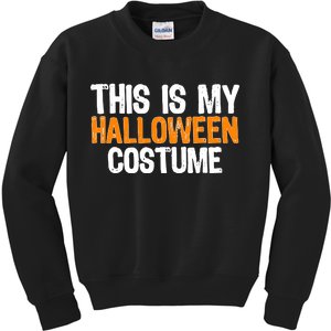 This Is My Halloween Costume Kids Sweatshirt