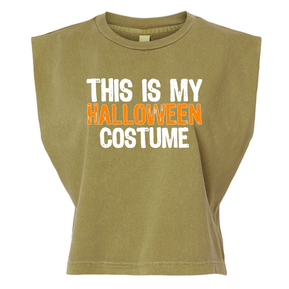 This Is My Halloween Costume Garment-Dyed Women's Muscle Tee