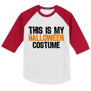 This Is My Halloween Costume Kids Colorblock Raglan Jersey