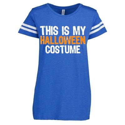 This Is My Halloween Costume Enza Ladies Jersey Football T-Shirt