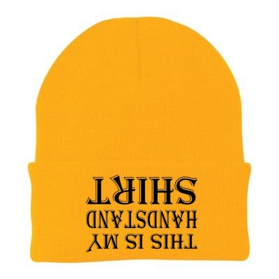 This Is My Handstand Shirt Fitness Design Knit Cap Winter Beanie