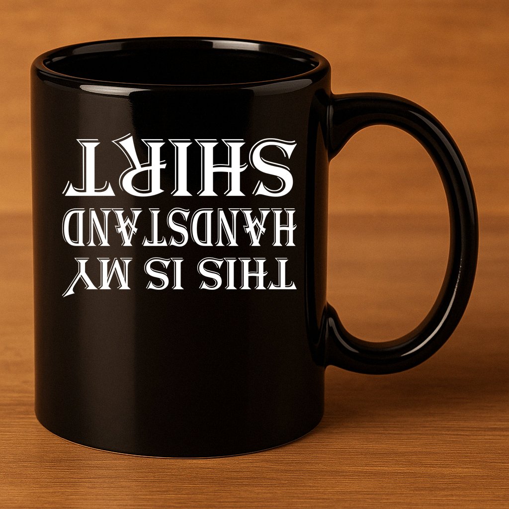 This Is My Handstand Shirt Fitness Design 11oz C Handle Ceramic Mug