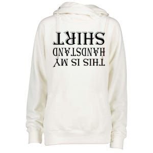 This Is My Handstand Shirt Fitness Design Womens Funnel Neck Pullover Hood