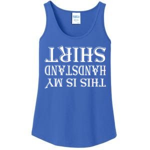 This Is My Handstand Shirt Fitness Design Ladies Essential Tank