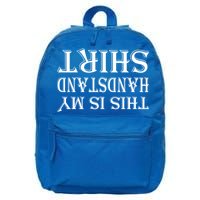 This Is My Handstand Shirt Fitness Design 16 in Basic Backpack