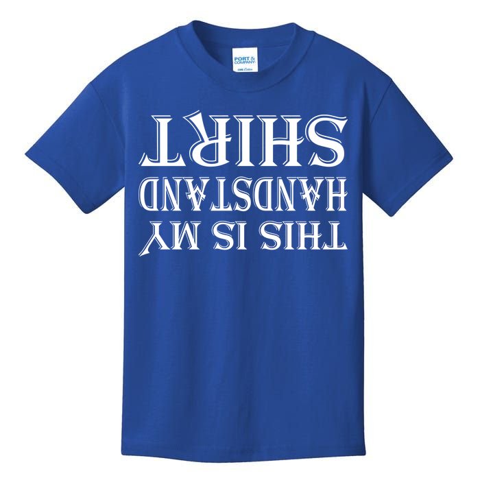 This Is My Handstand Shirt Fitness Design Kids T-Shirt