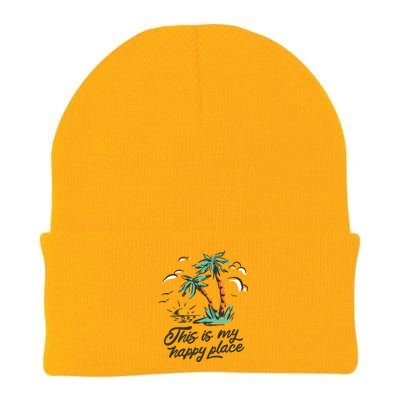 This Is My Happy Place Summer Life Knit Cap Winter Beanie