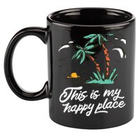 This Is My Happy Place Summer Life 11oz C Handle Ceramic Mug