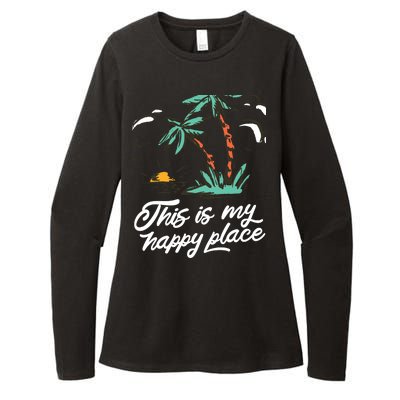 This Is My Happy Place Summer Life Womens CVC Long Sleeve Shirt