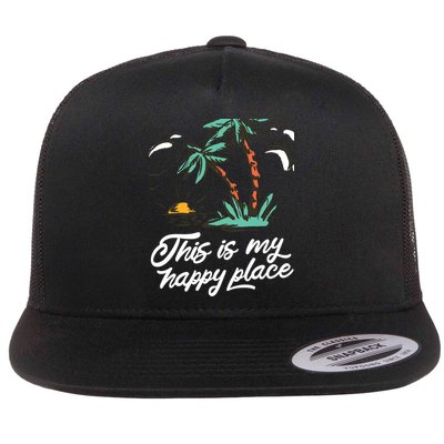 This Is My Happy Place Summer Life Flatbill Hat
