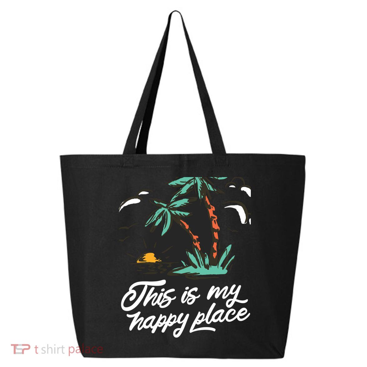 This Is My Happy Place Summer Life 25L Jumbo Tote