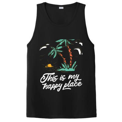 This Is My Happy Place Summer Life PosiCharge Competitor Tank