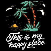 This Is My Happy Place Summer Life Visor