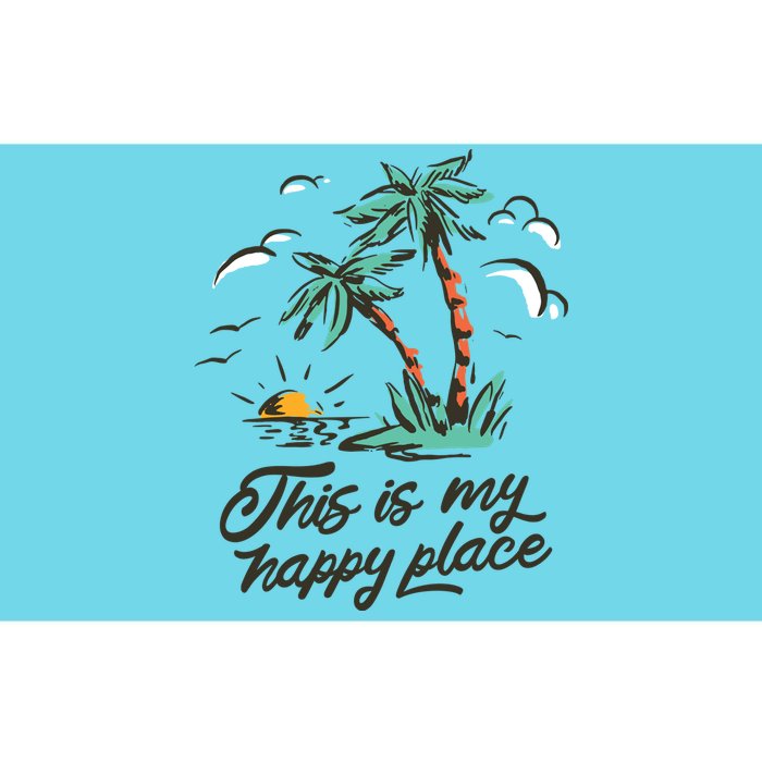 This Is My Happy Place Summer Life Bumper Sticker