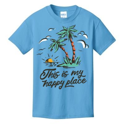 This Is My Happy Place Summer Life Kids T-Shirt