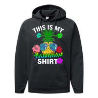 This Is My Hawaiian Performance Fleece Hoodie