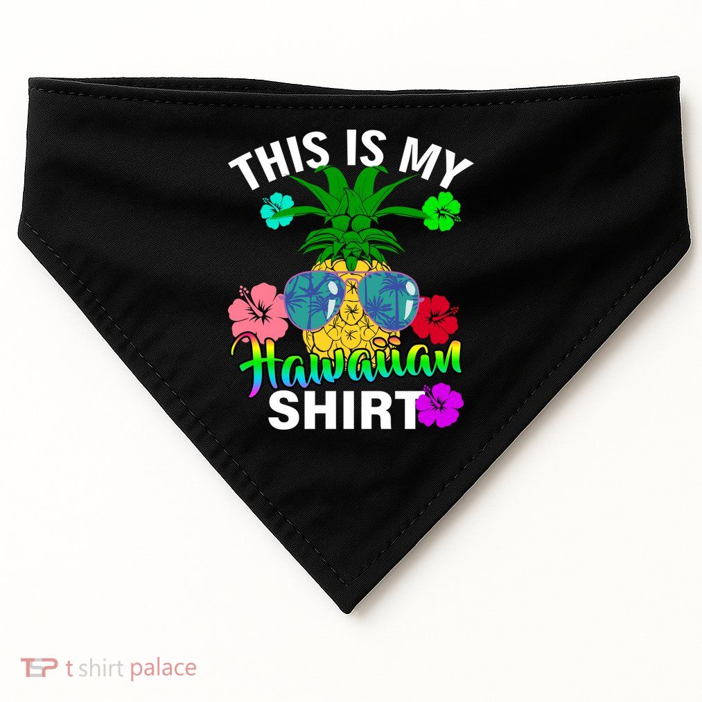 This Is My Hawaiian USA-Made Doggie Bandana
