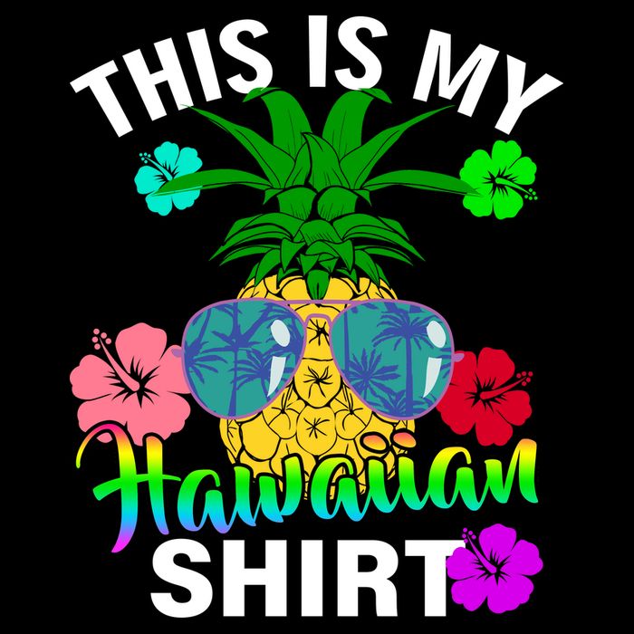 This Is My Hawaiian USA-Made Doggie Bandana