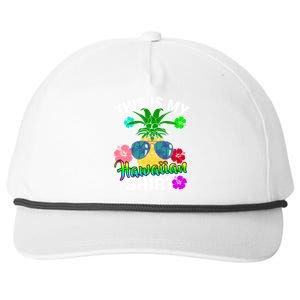 This Is My Hawaiian Snapback Five-Panel Rope Hat