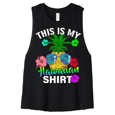 This Is My Hawaiian Women's Racerback Cropped Tank