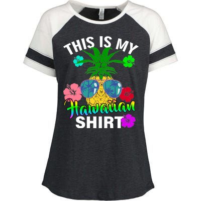 This Is My Hawaiian Enza Ladies Jersey Colorblock Tee