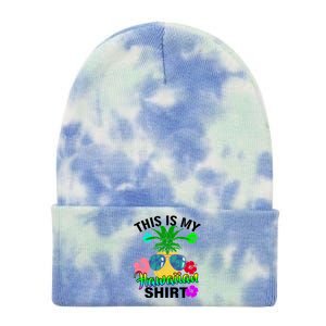 This Is My Hawaiian Tie Dye 12in Knit Beanie