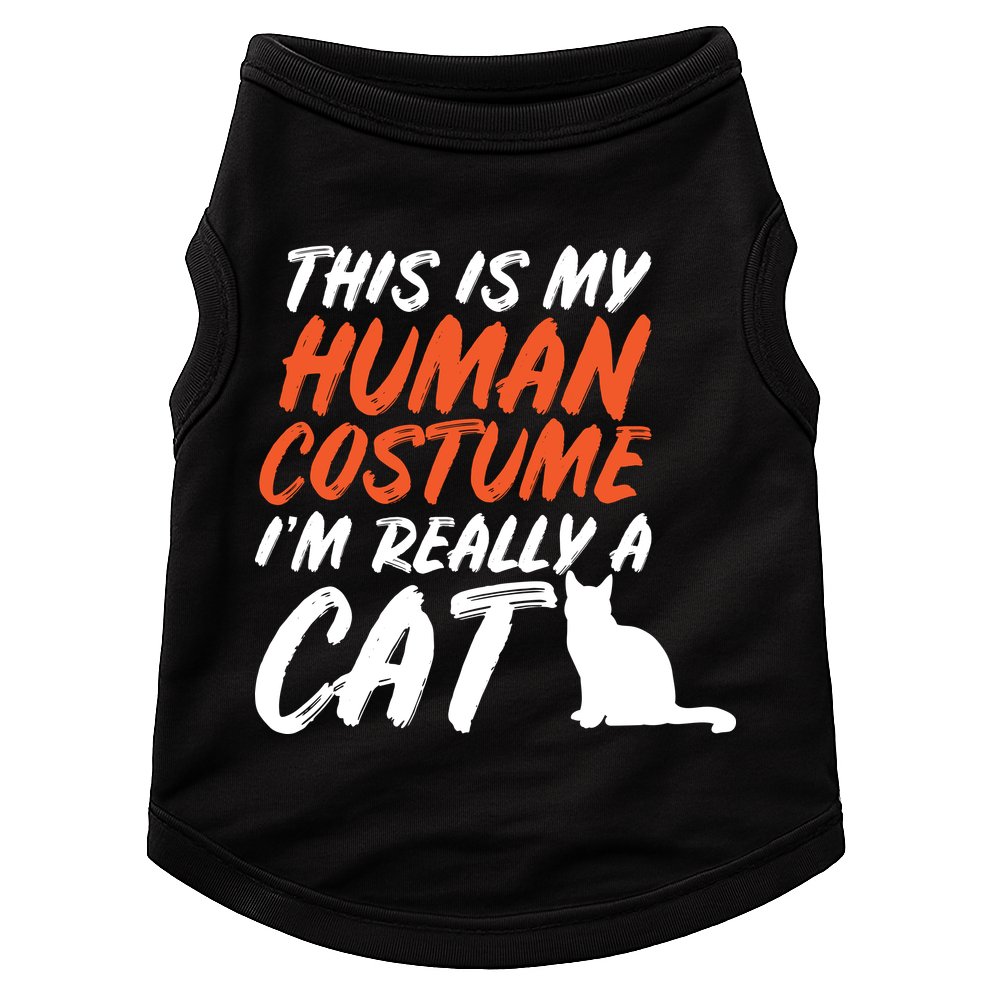 This Is My Human Cat Costume Doggie Tank