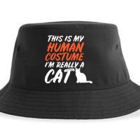 This Is My Human Cat Costume Sustainable Bucket Hat