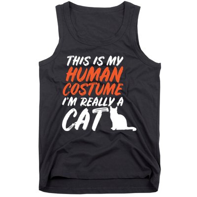 This Is My Human Cat Costume Tank Top