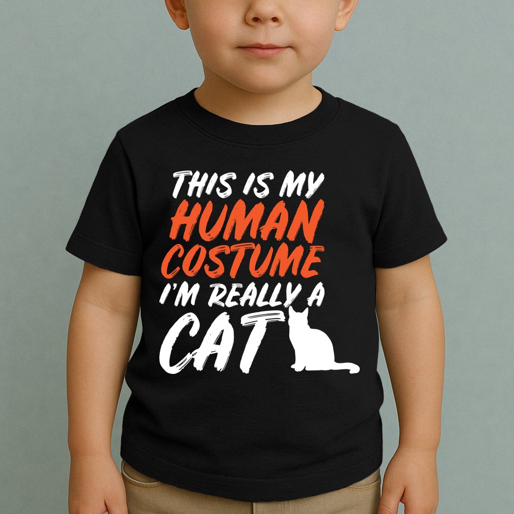 This Is My Human Cat Costume Toddler T-Shirt