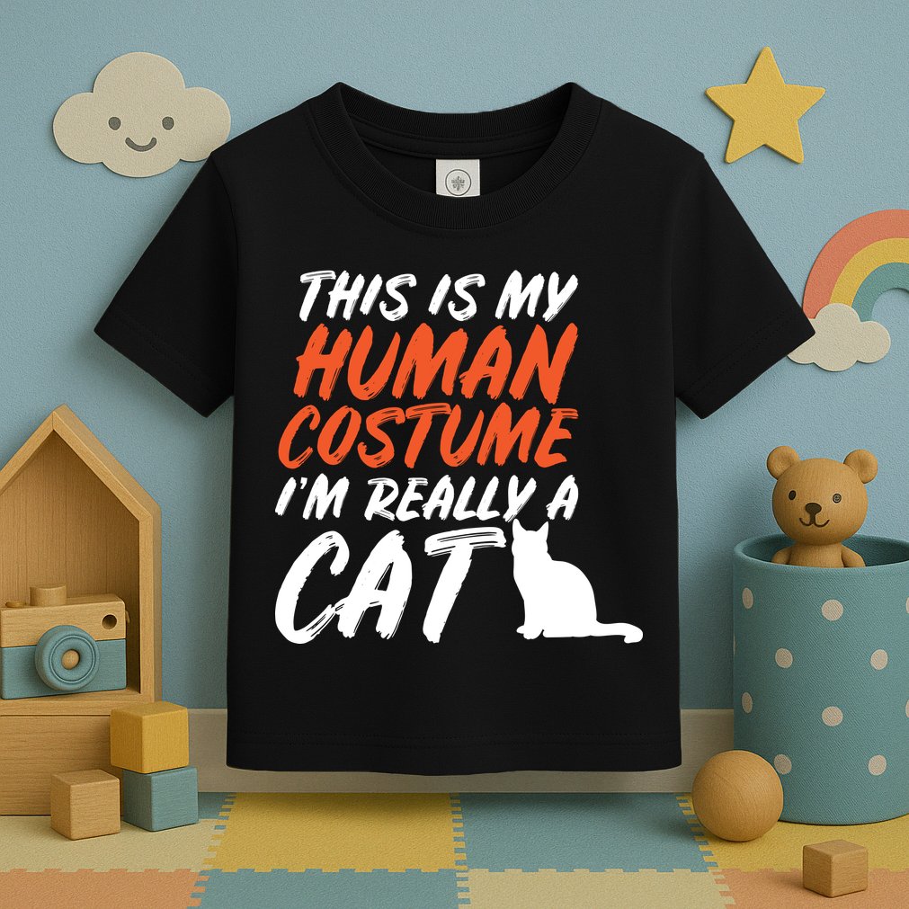 This Is My Human Cat Costume Toddler T-Shirt