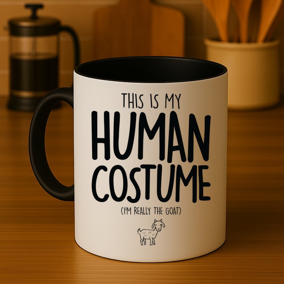 This Is My Human Costume  I'm Really a Goat Mug