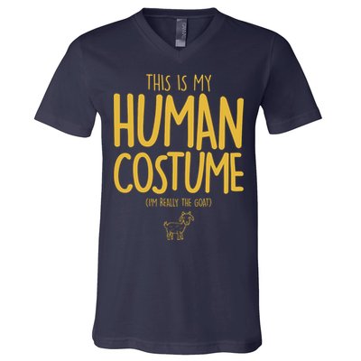 This Is My Human Costume  I'm Really a Goat V-Neck T-Shirt