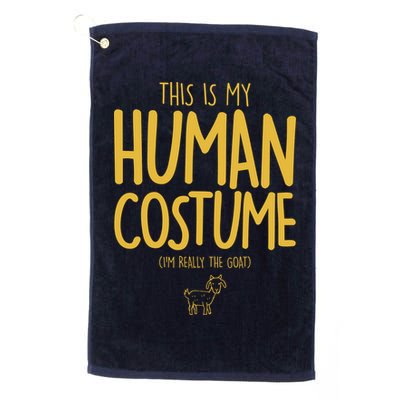 This Is My Human Costume  I'm Really a Goat Golf Towel