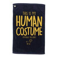 This Is My Human Costume  I'm Really a Goat Golf Towel