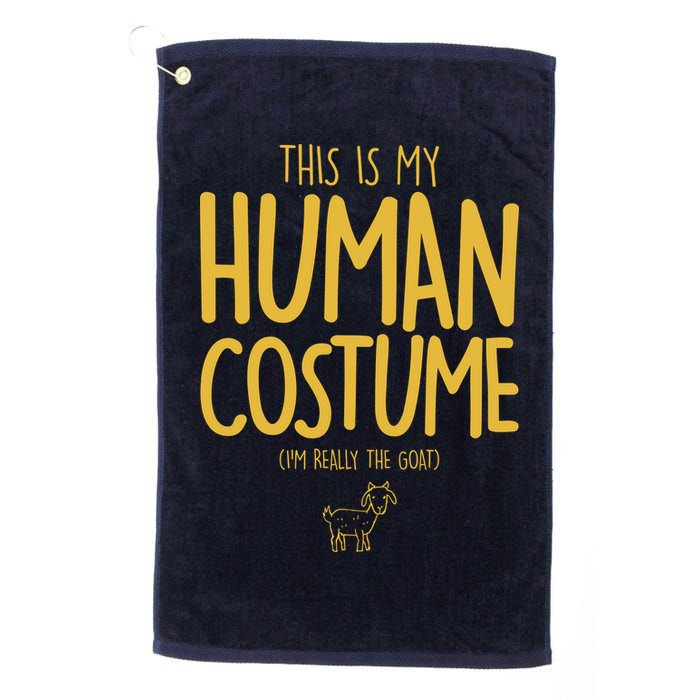 This Is My Human Costume  I'm Really a Goat Golf Towel