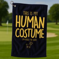 This Is My Human Costume  I'm Really a Goat Golf Towel
