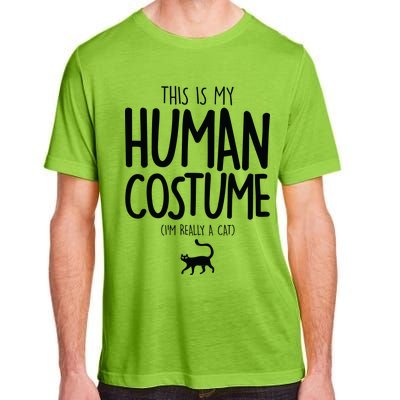 This Is My Human Costume I'm Really a Cat Adult ChromaSoft Performance T-Shirt