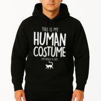 This Is My Human Costume I'm Really a Cat Hoodie