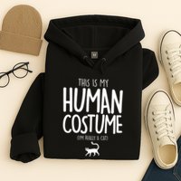 This Is My Human Costume I'm Really a Cat Hoodie