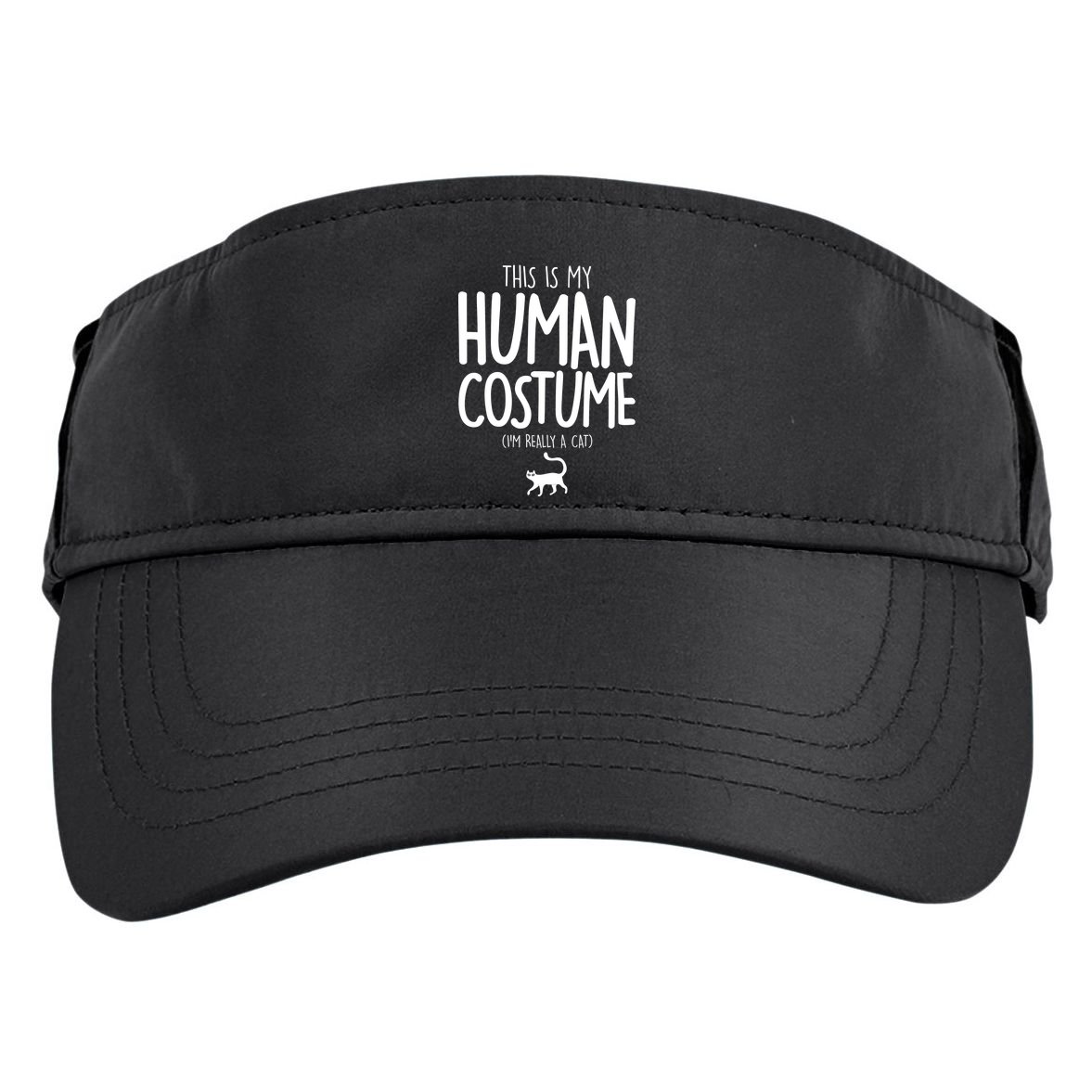 This Is My Human Costume I'm Really a Cat Adult Drive Performance Visor
