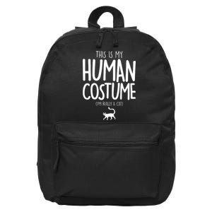 This Is My Human Costume I'm Really a Cat 16 in Basic Backpack