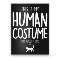 This Is My Human Costume I'm Really a Cat Poster