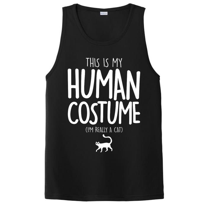 This Is My Human Costume I'm Really a Cat PosiCharge Competitor Tank