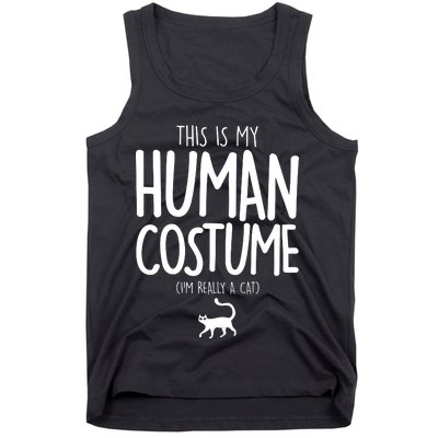 This Is My Human Costume I'm Really a Cat Tank Top