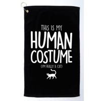 This Is My Human Costume I'm Really a Cat Golf Towel