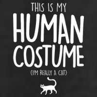 This Is My Human Costume I'm Really a Cat Golf Towel
