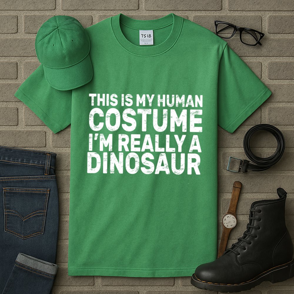 This Is My Human Costume I'm Really a Dinosaur Tall T-Shirt
