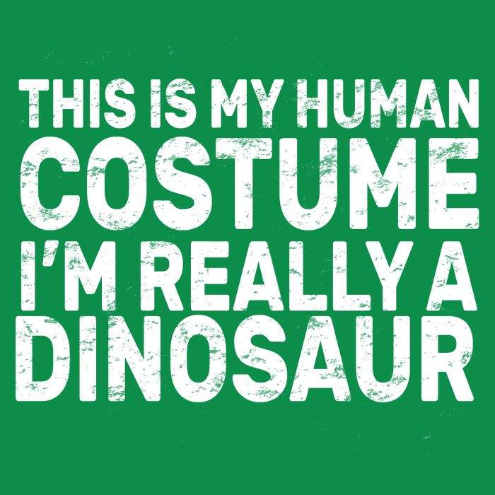 This Is My Human Costume I'm Really a Dinosaur Poster